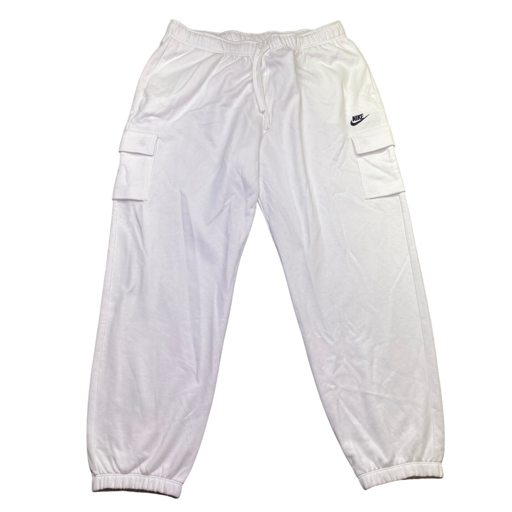 Nike Womens Sportswear Cargo Sweatpants White DQ5196-100 XL NEW Athleisure